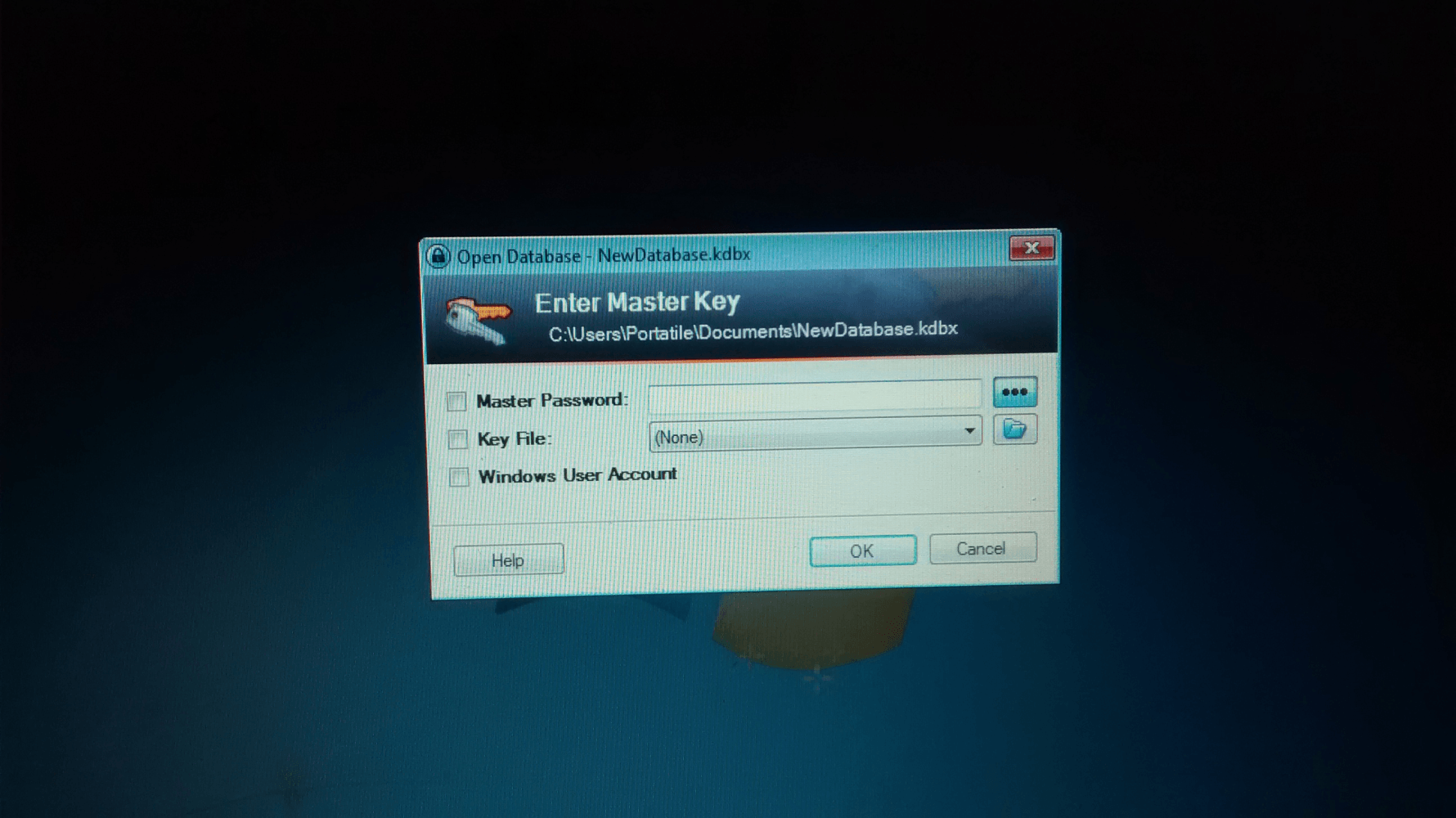 KeePass Secure Desktop