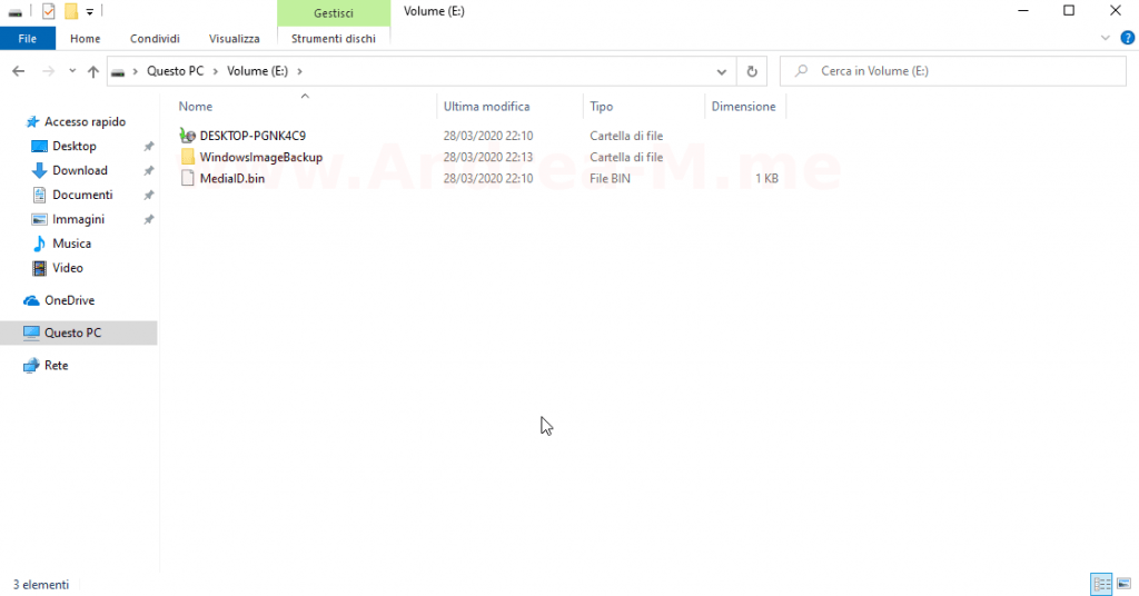 File Ripristino Windows 10